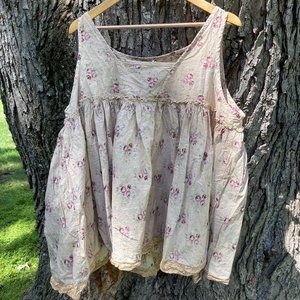 MAGNOLIA PEARL Cotton Floral Tank Top w/ TAGS
